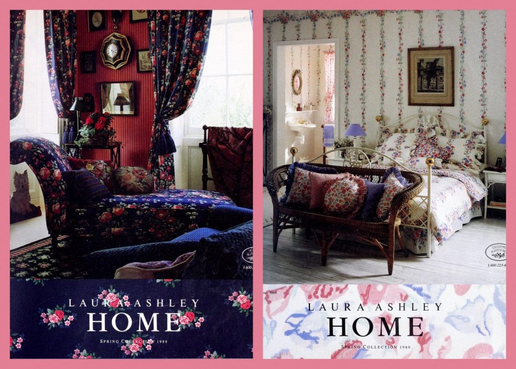 Back in the 80s & 90s, we were obsessed with Laura Ashley home decor (long before Modern Farmhouse was a thing)