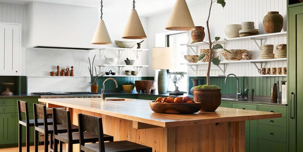 These 32 Examples Prove the Versatility of Green Kitchen Cabinets