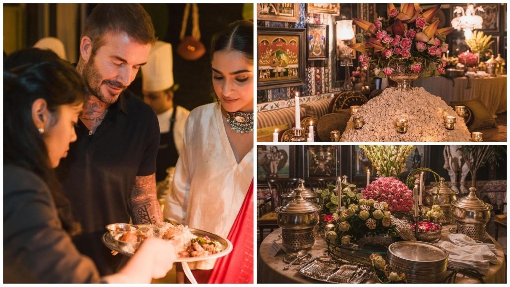 Sonam went all out to welcome Beckham into her home. See the luxe decor | Bollywood
